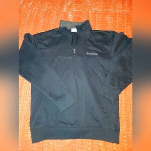 Columbia Men's Dark Grey Quarter Zip Size Small